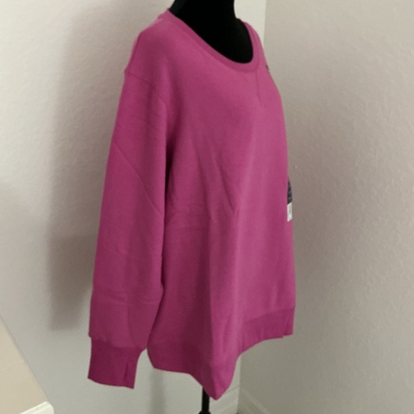 Tek Gear Ultrasoft Fleece Crewneck Sweatshirt – Women’s 2X – magenta blossom - Picture 3 of 15